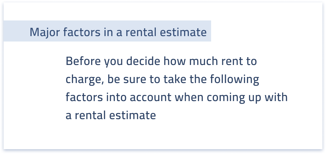 Intro to real estate rental estimates