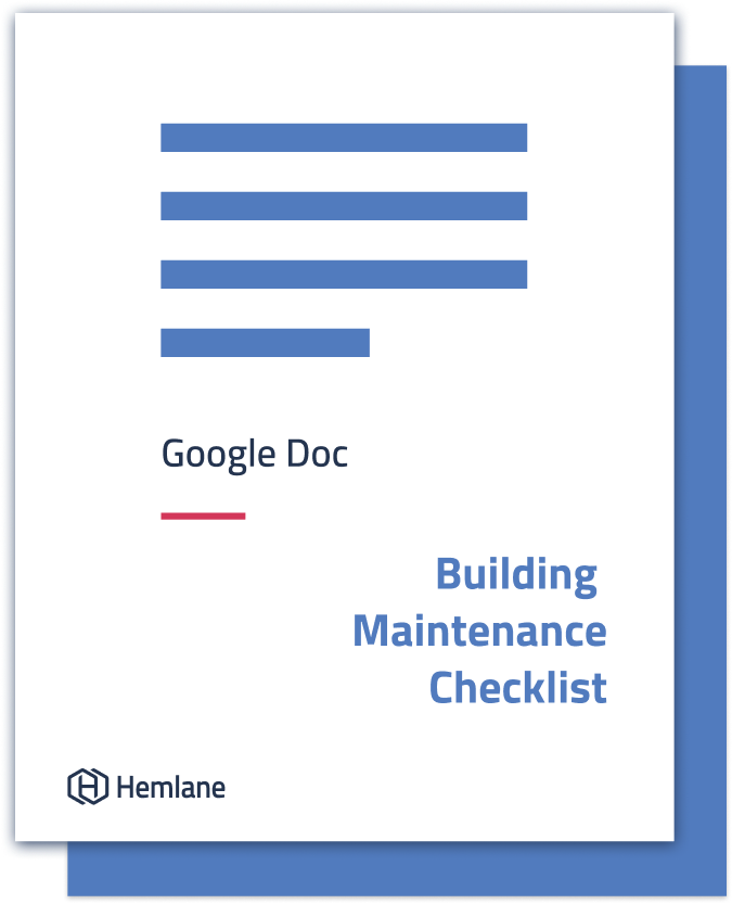 Downloadable Building Maintenance Checklist