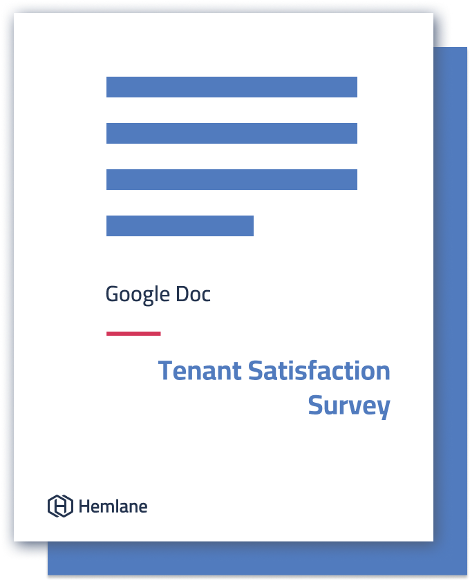 Tenant Satisfaction Survey Template